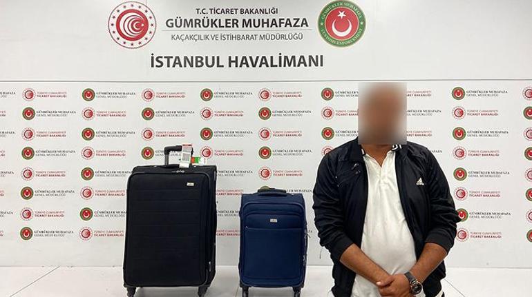 Şeytanın aklına gelmez Uyuşturucu valizin demir çubuklarından çıktı