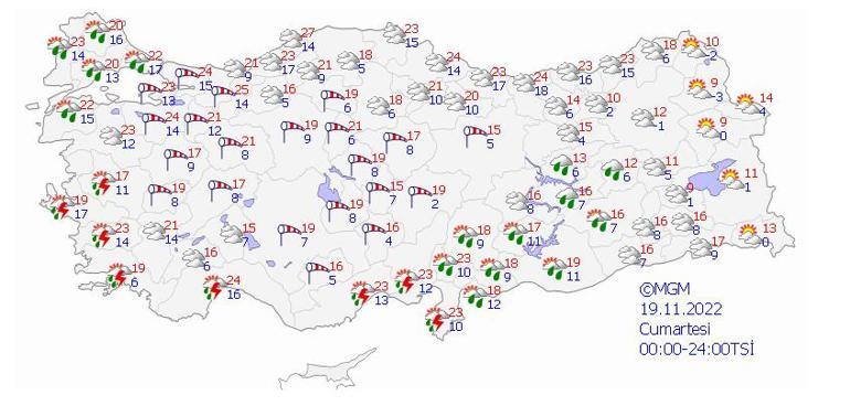 Meteoroloji illeri tek tek saydı Kuvvetli olacak...