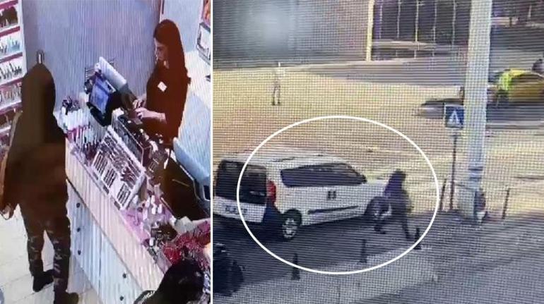 Terörist kadının Taksime gelişi ve saldırı öncesi alışverişi kamerada