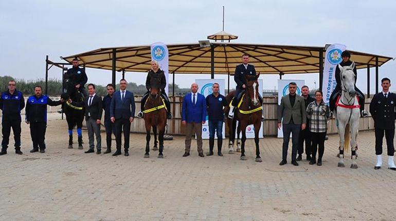 Cumhurbaşkanlığı Muhafız Alayının 4 atı, artık Manisa zabıtasında görev yapacak