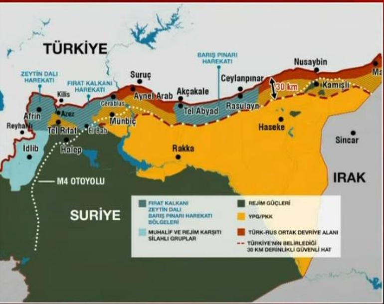 Suriye ve Irakın kuzeyine Pençe Kılıç MSB: Hesap zamanı