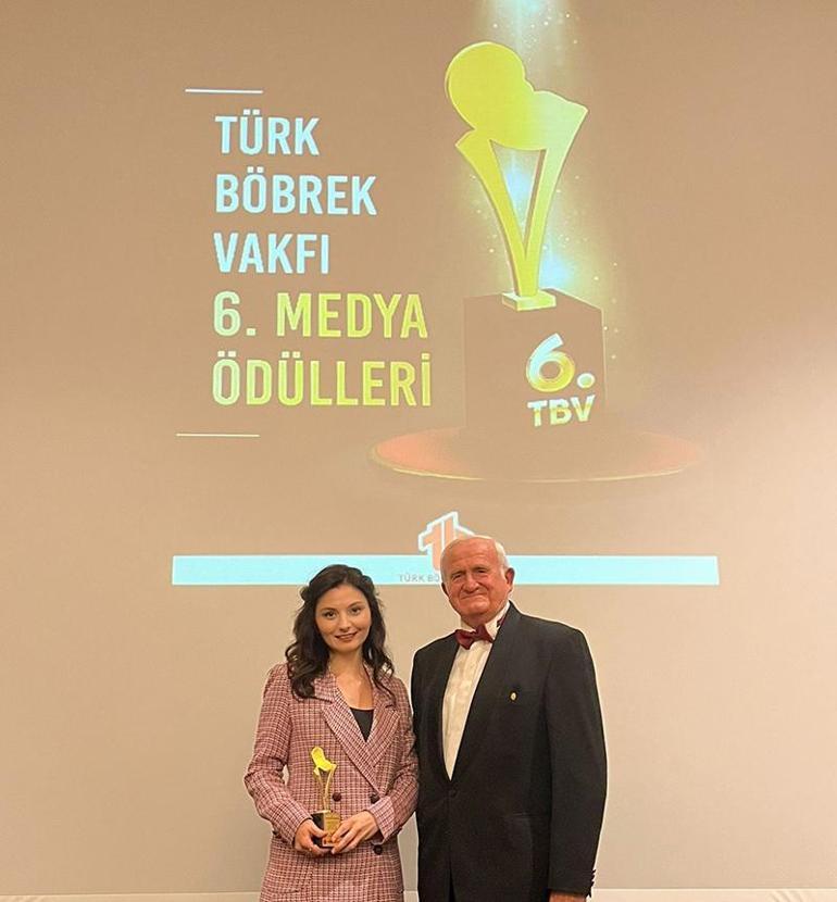Türk Böbrek Vakfından Milliyet.com.trye ödül
