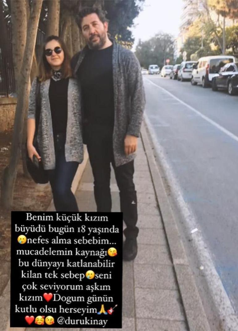 Emine Ün ve Emre Kınayın kızı Duru 18 oldu