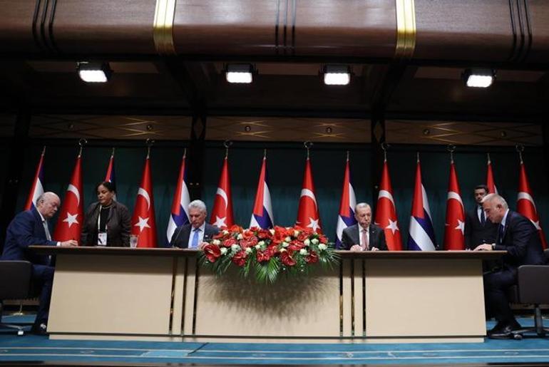 Küba ile 6 anlaşma imzalandı Erdoğan: Yeni bir dönüm noktası