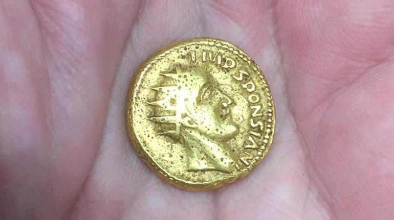 2 bin yıllık altın para bulundu, sahte imparator gerçek çıktı: Sponsiano