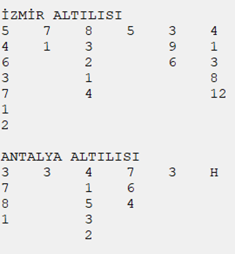 Altılılara devam