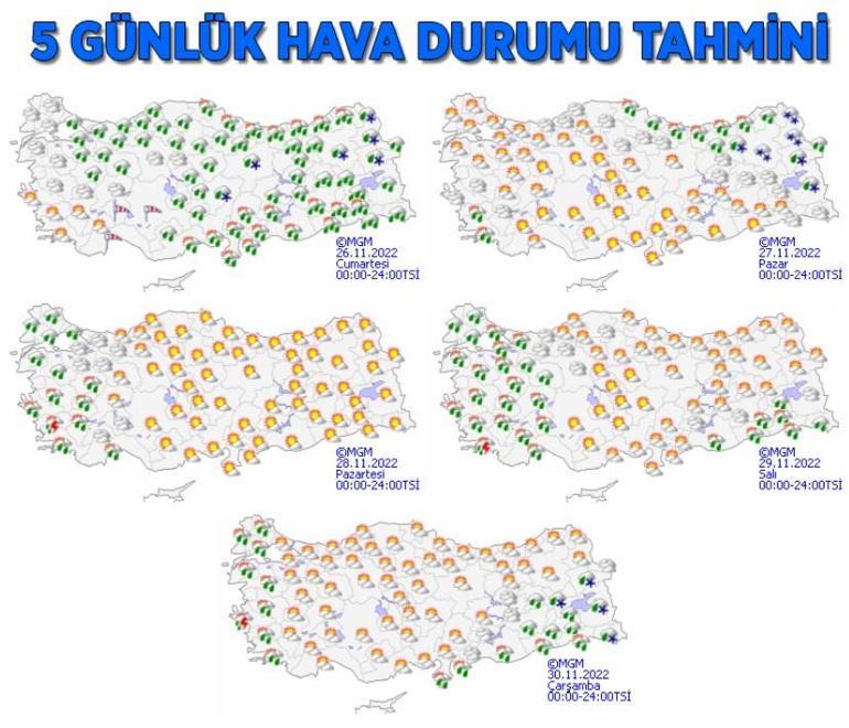 Son dakika hava durumu 25 il için sarı kod Meteorolojiden şiddetli yağış uyarısı