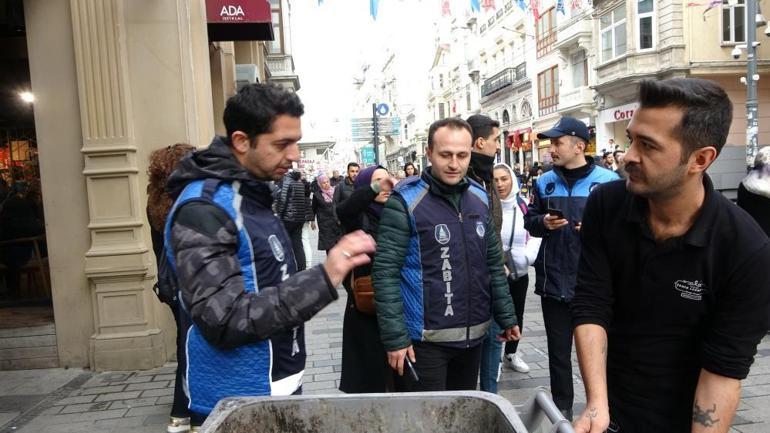 Yeni önlemler sonrasında İstiklal Caddesi’nde denetim