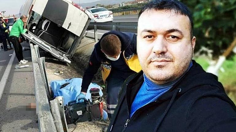 Osmaniyespor taraftarlarını taşıyan minibüs kaza yaptı 1 ölü, 9 yaralı