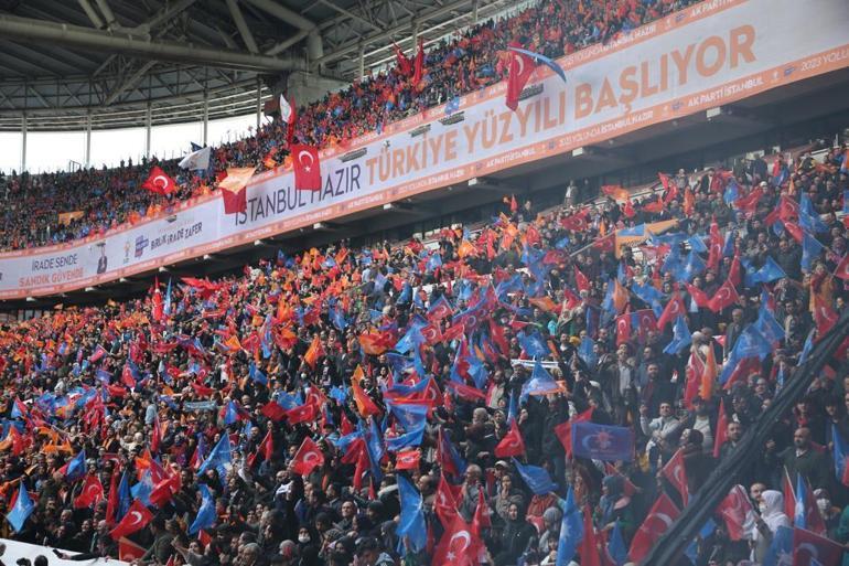 İstanbulda büyük coşku AK Parti teşkilatı Galatasaray NEF Stadyumunda buluştu