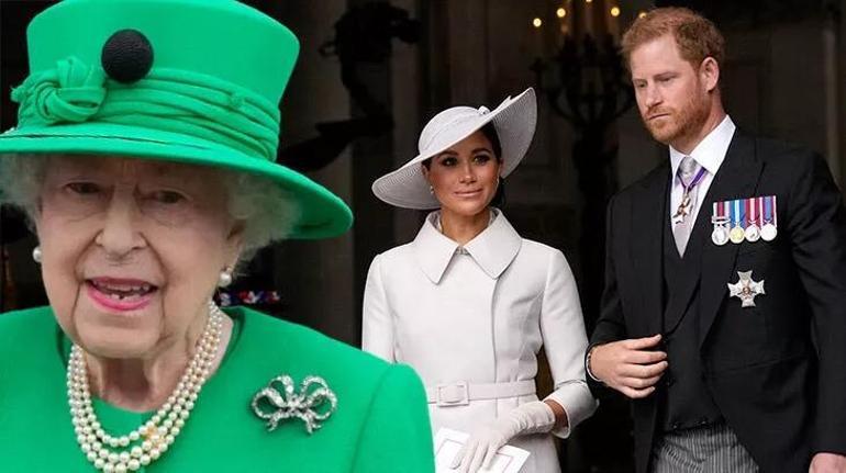 Kraliçe II. Elizabeth, Prens Harrynin Meghan Marklea çok fazla aşık olduğundan endişe ediyordu