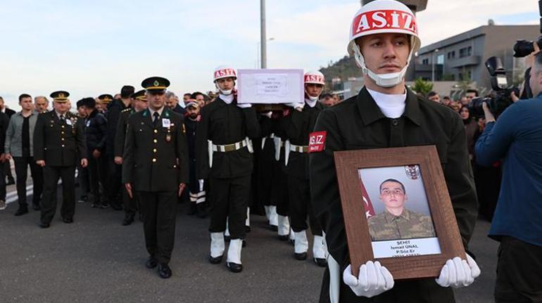 Şehit Piyade Sözleşmeli Er Ünalın cenazesi Giresuna getirildi