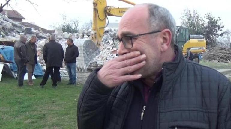 Deprem sonrası yıkım ve gözyaşı Ben o gece rüyamda gördüm