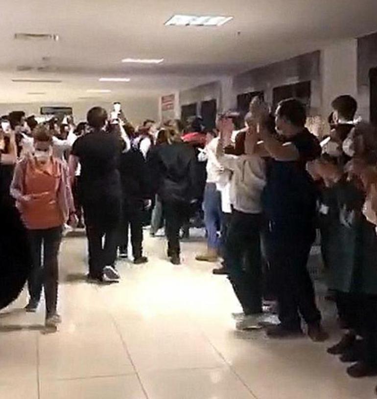 Uzman çavuşu protesto eden sağlık çalışanlarına ceza yağdı