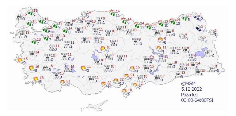 Meteoroloji tek tek saydı ve uyardı Çarşamba günü değişiyor...