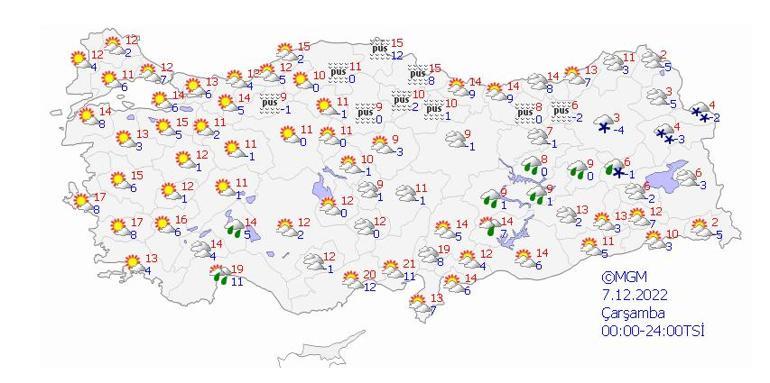 Meteoroloji tek tek saydı ve uyardı Çarşamba günü değişiyor...