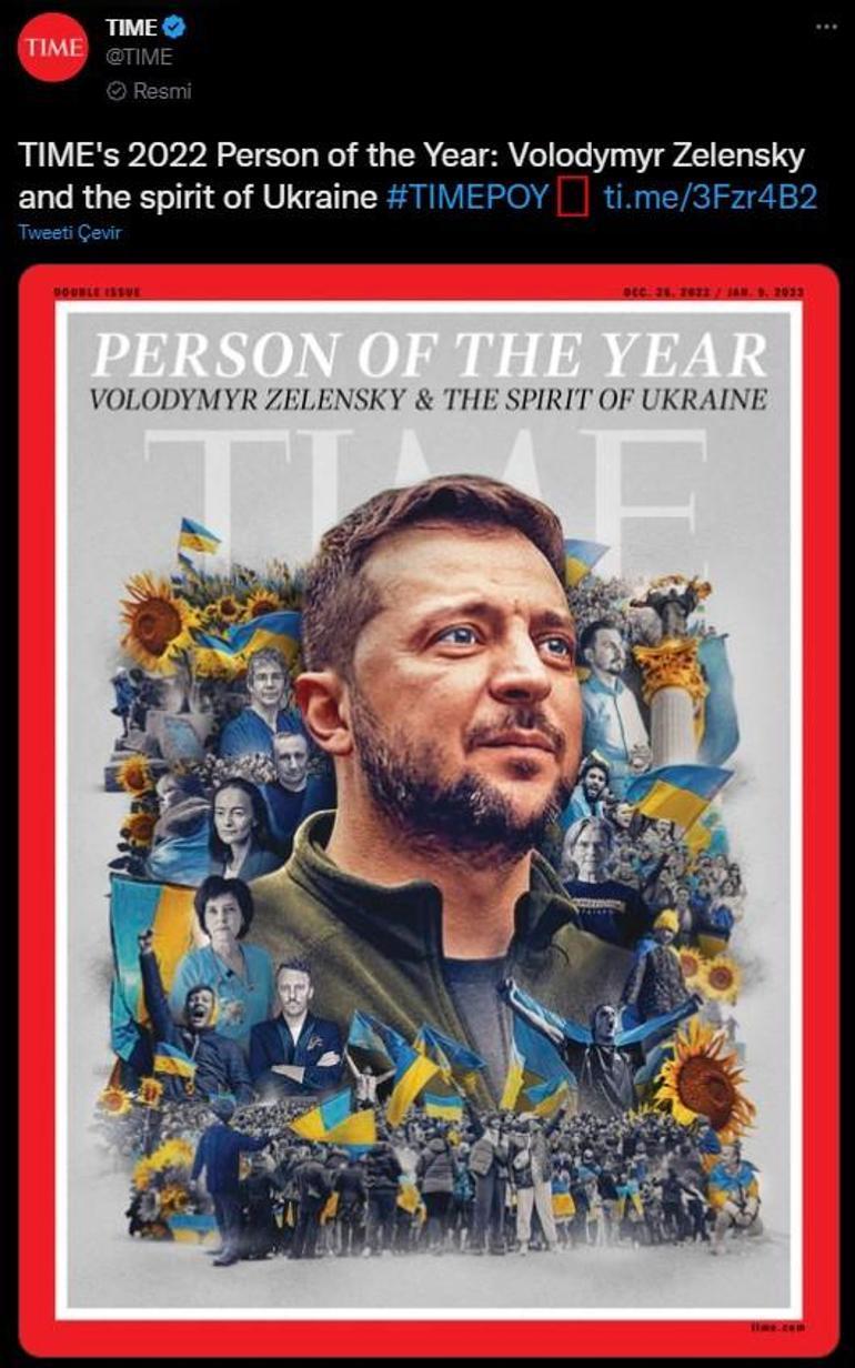 TIME dergisi yılın kişisini seçti: Zelenskiy
