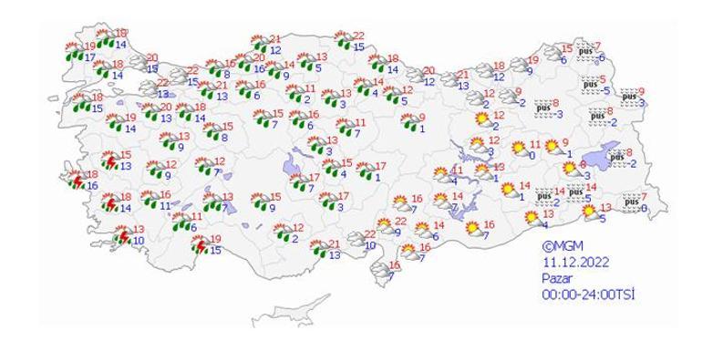 Meteoroloji uyardı Cumartesi gününden itibaren etkisini gösterecek