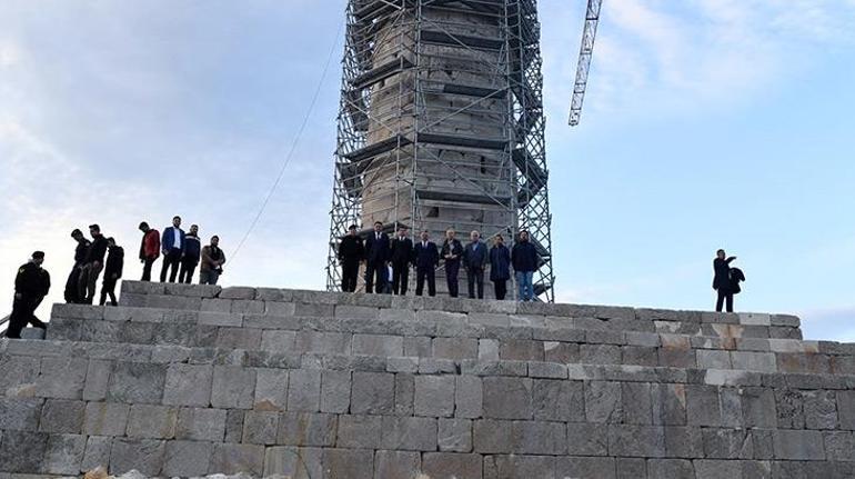 Patara deniz feneri 16 metreye yükseldi