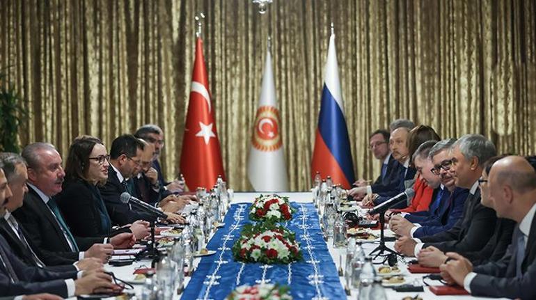 TBMM Başkanı Şentop: Türkiye-Rusya ilişkileri sadece ikili ilişkilerden ibaret değil