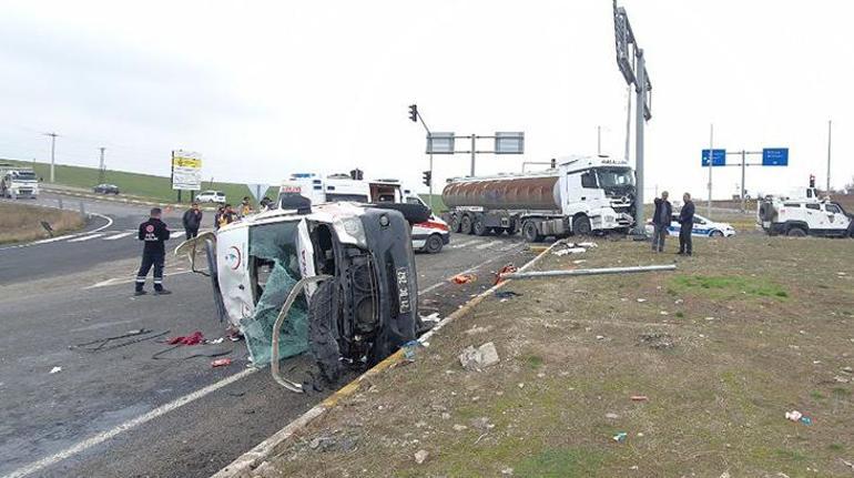 Hastaneye gitmek için bindiği ambulans kaza yaptı 6 yaşındaki Cennet öldü
