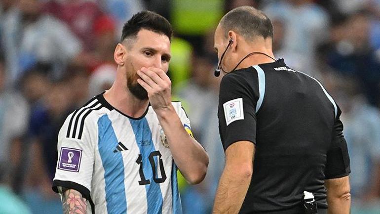 Arjantin - Fransa finalinde tartışılan penaltı kararı Szymon Marciniaka büyük tepki