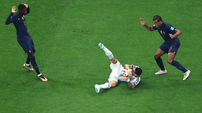 Arjantin - Fransa finalinde tartışılan penaltı kararı Szymon Marciniaka büyük tepki