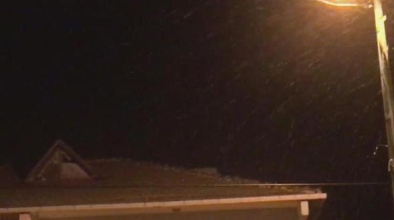 Hava durumu haberleri | Tekirdağ’da kar yağışı başladı Meteoroloji’den 15 kent için sarı alarm