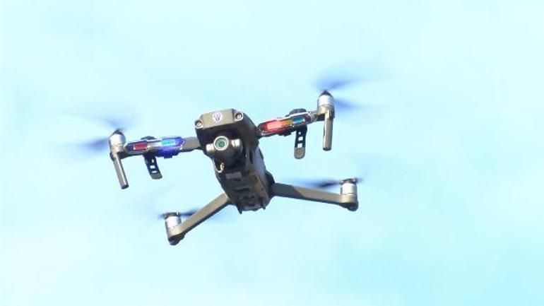 Kadıköyde drone destekli trafik denetimi