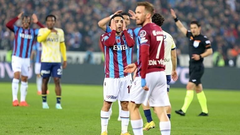 Trabzonspor, Fenerbahçeyi mağlup etti Kırmızı kart çıktı