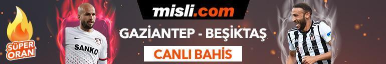 Gaziantep FK-Beşiktaş maçı Tek Maç, Süper Oran ve Canlı Bahis seçenekleriyle Misli.com’da