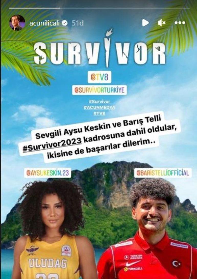 Acun Ilıcalı, Survivor kadrosuna katılan iki yeni ismi açıkladı