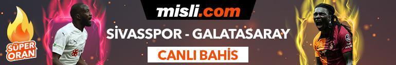 Sivasspor-Galatasaray maçı Tek Maç, Süper Oran ve Canlı Bahis seçenekleriyle Misli.com’da