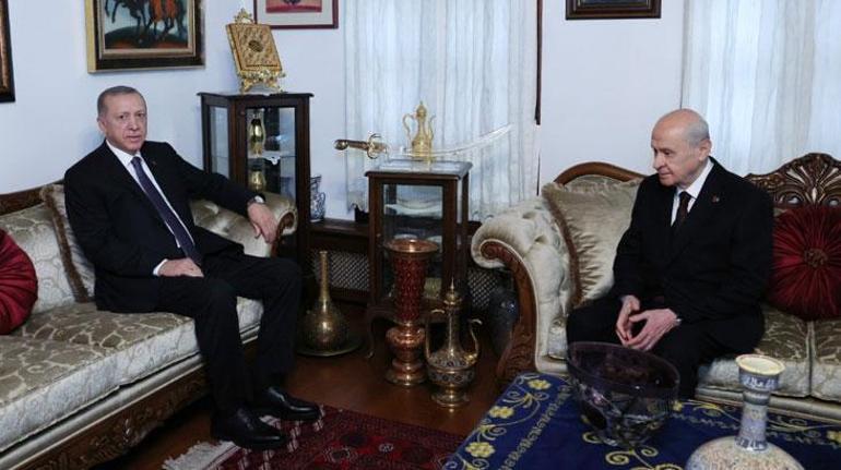 Beştepede Erdoğan-Bahçeli zirvesi