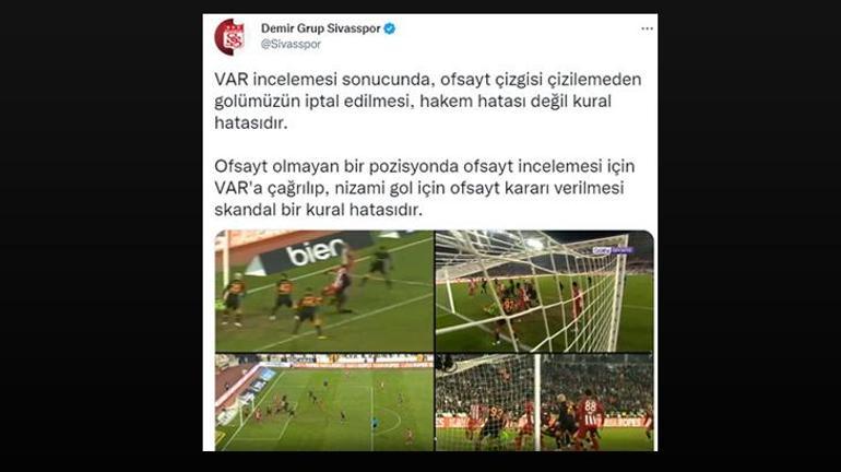 Rıza Çalımbay ve Sivasspordan VAR kayıtları tepkisi: Kural hatası