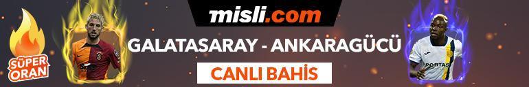 Galatasaray-Ankaragücü maçı Tek Maç, Süper Oran ve Canlı Bahis seçenekleriyle Misli.com’da