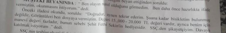 Fethi Sekin’in hediyesi çalındı, mahkeme şehidin doğum gününde görüldü