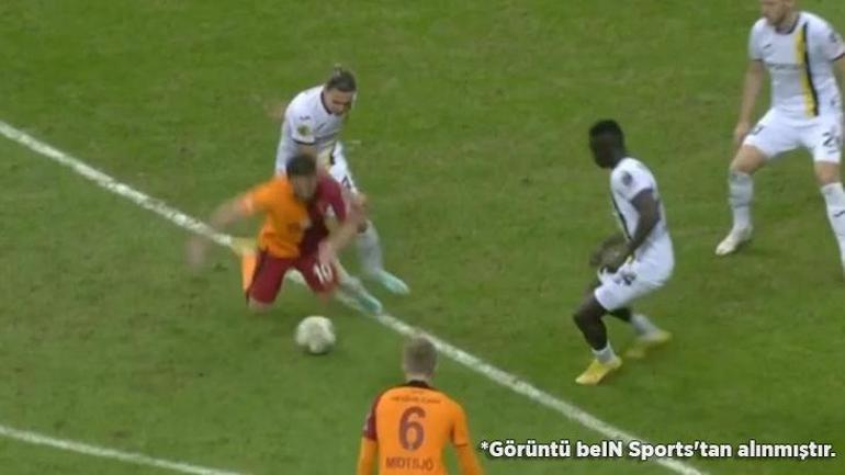 Galatasaray-Ankaragücü maçında tartışmalı penaltı pozisyonu Burada VAR müdahalesi...