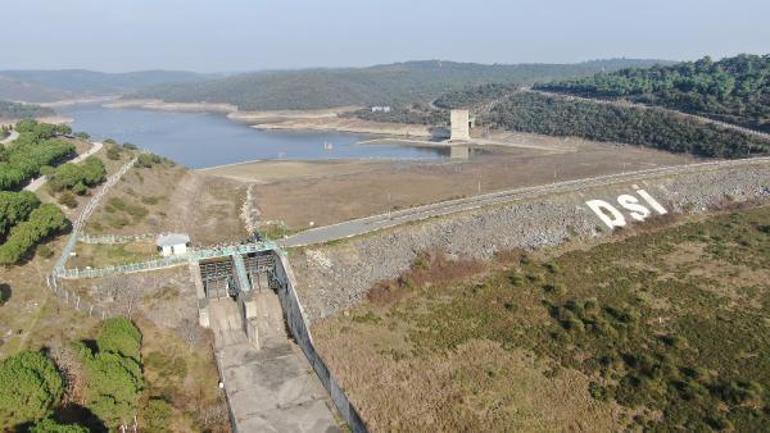Doluluk her geçen gün azalıyor Alibeyköy Barajı son 10 yılın en düşük seviyesinde
