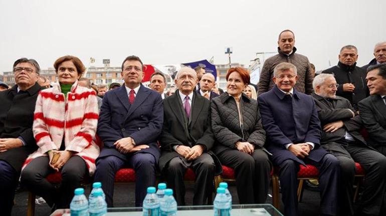 Kılıçdaroğlu, Akşener ve Davutoğlu İstanbulda metro hattı açılışına katıldı