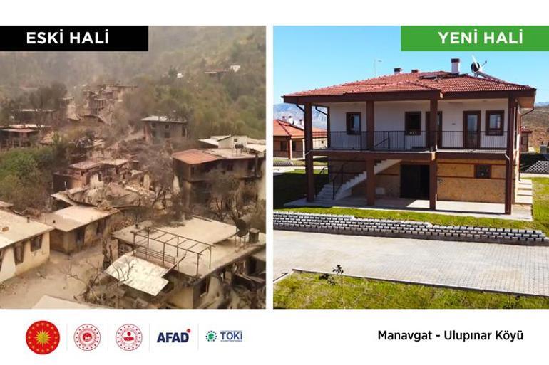 Bakan Kurum, Antalya Manavgat’ta afetzedelerin evine konuk oldu