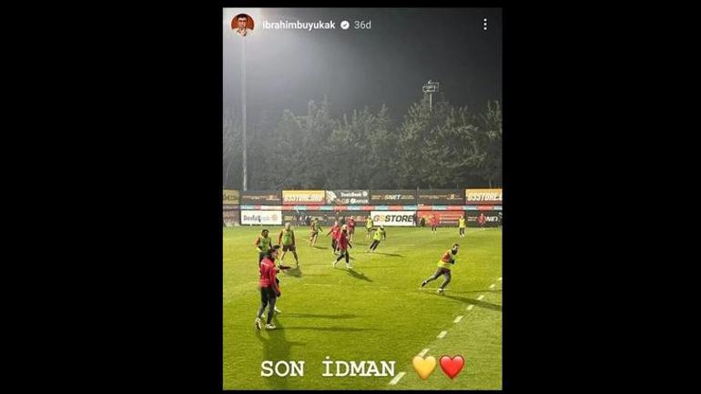 Galatasarayın Fenerbahçe derbisi 11i ortaya çıktı İbrahim Büyükaktan olay paylaşım