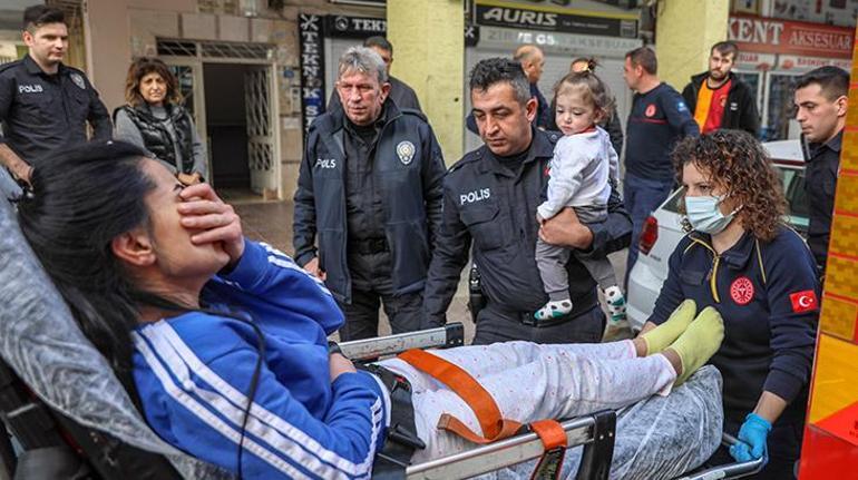 Ocakta yemeği unutunca 1 yaşındaki kızı ile kabusu yaşadı