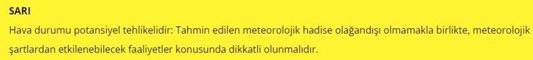 Meteoroloji paylaştı İstanbul dahil 19 il için flaş uyarı