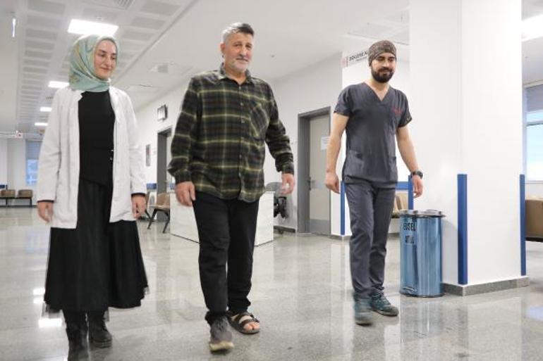 Kopan sol ayağı 6 saatte dikildi 7 ay sonra yürüdü