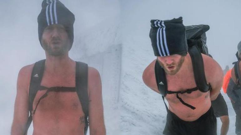 Yok artık Andre Schürrle Kar fırtınasında yarı çıplak dolaştı