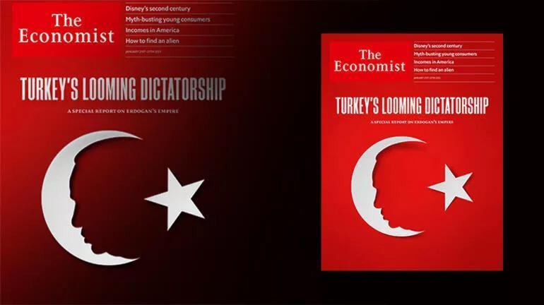 Cumhurbaşkanı Erdoğandan The Economistin skandal kapağına ilk tepki