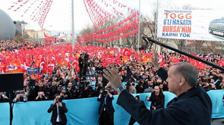 Cumhurbaşkanı Erdoğandan Bursada dikkat çeken kuraklık mesajı