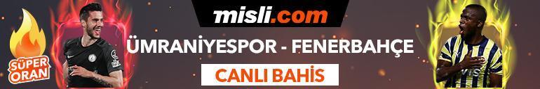 Ümraniyespor - Fenerbahçe maçı Tek Maç, Süper Oran ve Canlı Bahis seçenekleriyle Misli.com’da