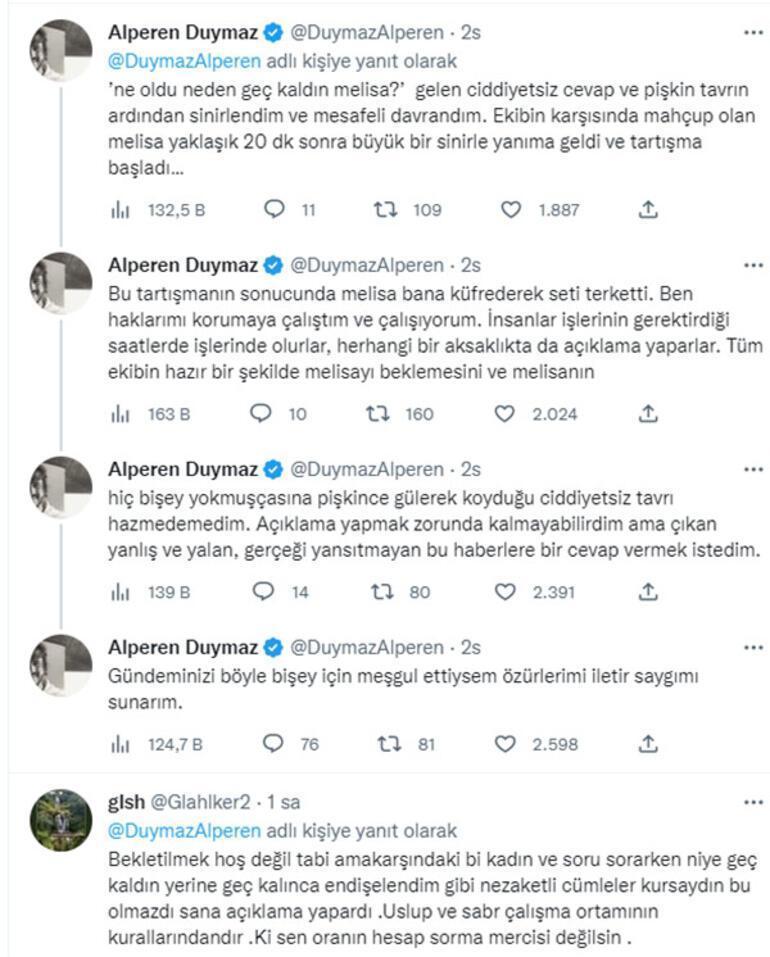 Melisa Aslı Pamuk, Alperen Duymaz ile ilgili sessizliğini bozdu